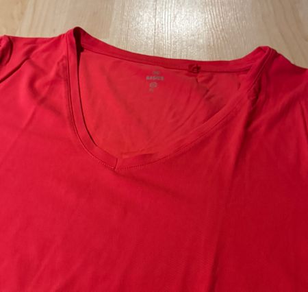Damen Basic T-Shirt Pink