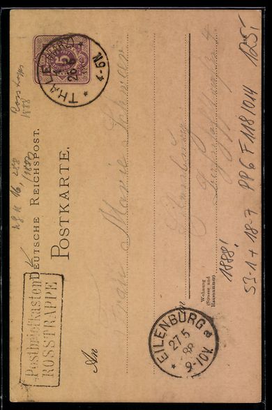Entiers postaux: Vorläufer-Lithographie Ganzsache PP6 F1 – D'occasion à Berlin par bartko-reher 1