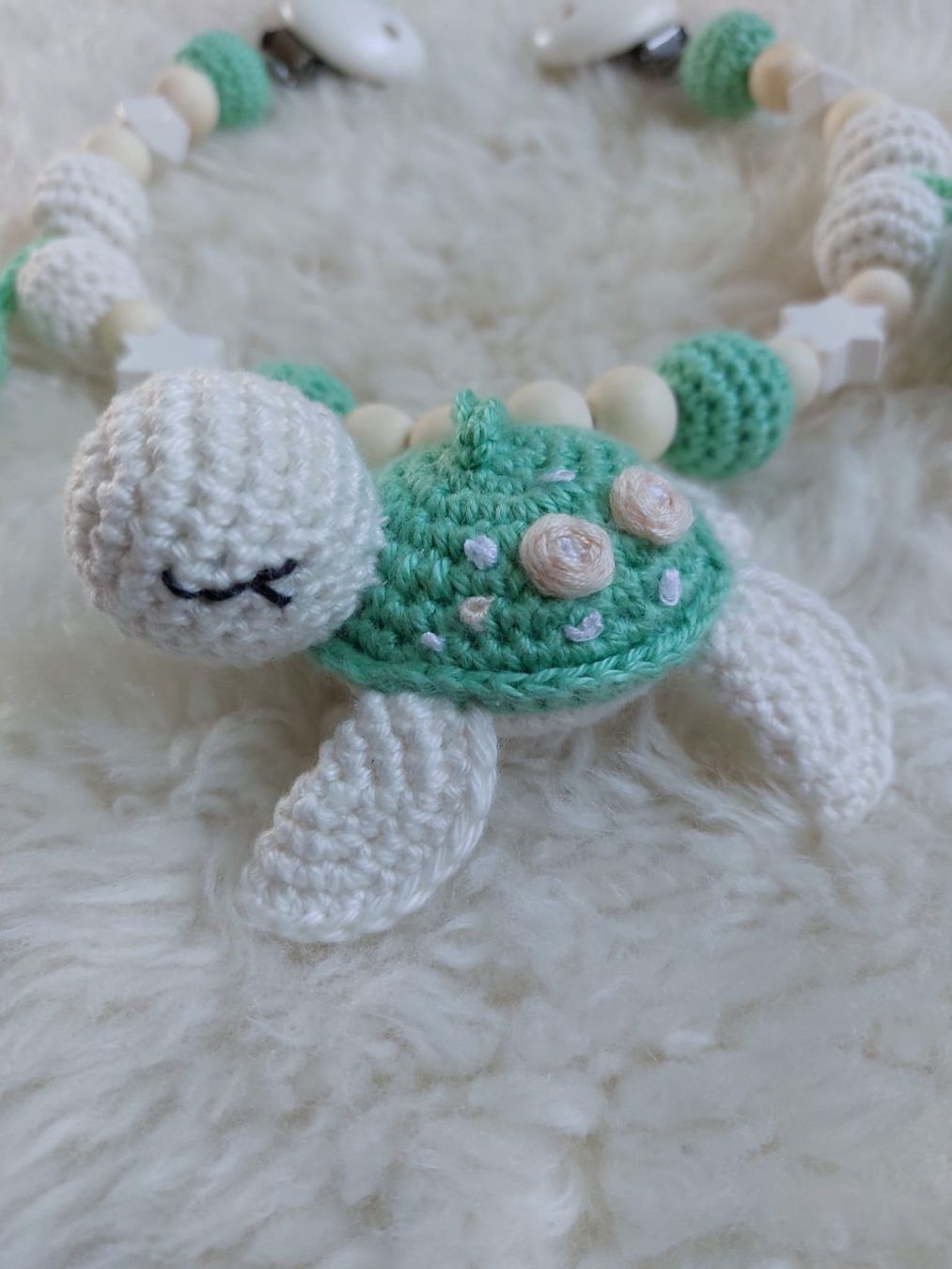 Giocattoli: Kinderwagenkette Schildkröte – Nuovo e nell'imballaggio originale da Bleienbach venduto da babyhandgemachts 1