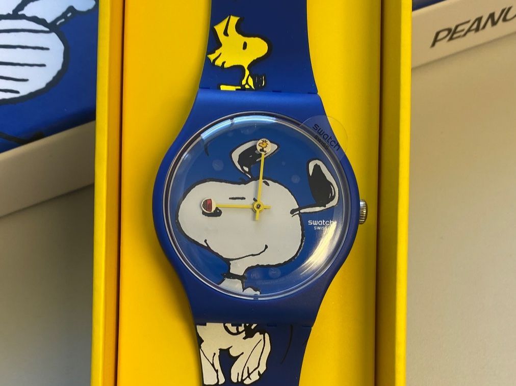 Swatch Orologi: SWATCH Peanuts HEE HEE HEE Neu und Originalverpackt – Nuovo e nell'imballaggio originale da St. Gallen venduto da galluswatches 3