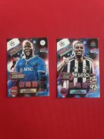 Match Attax Karten Lukaku und Isak Limited Edition neu
