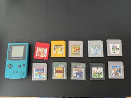 Nintendo Game Boy Color Konsole mit 10 Spielen