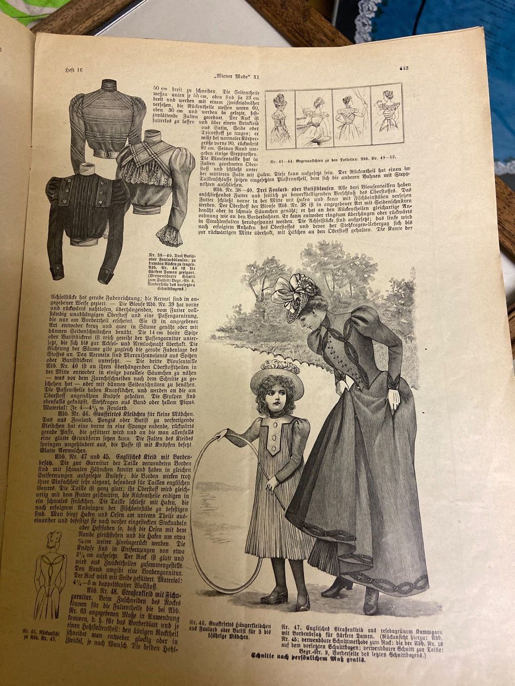 Zeitschriften & Magazine: wiener mode antike zeitschrift 1898 – Gebraucht aus Gipf-Oberfrick von Iberico 3