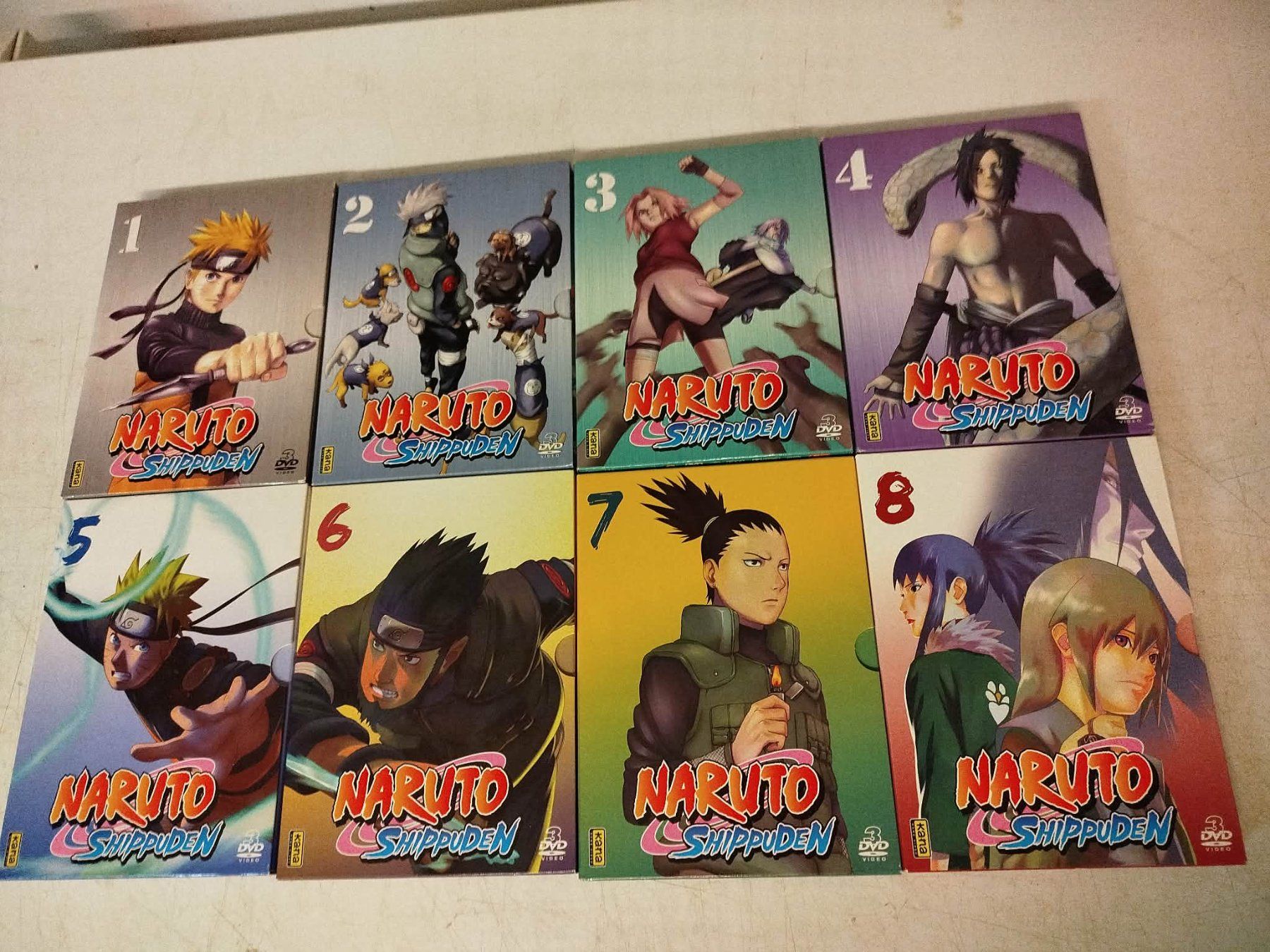 Tutti i DVDs: Dvd  Naruto Shippuden  1-8 – Usato da La Chaux-de-Fonds venduto da Emmaus2300CDF