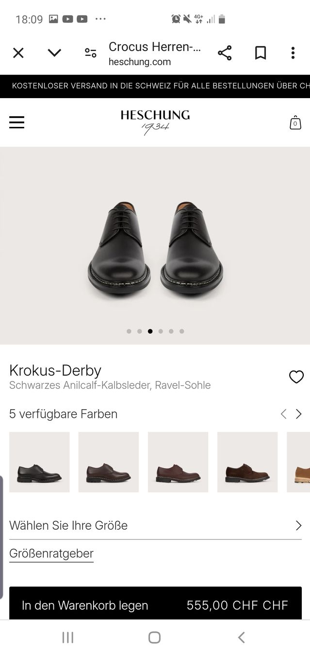 Scarpe da uomo: Heschung, Derby, Schuhe, 40 – Nuovo (secondo la descrizione) da Winterthur venduto da Sjull 9