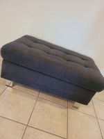 Hocker mit Stauraum, dunkelgrau