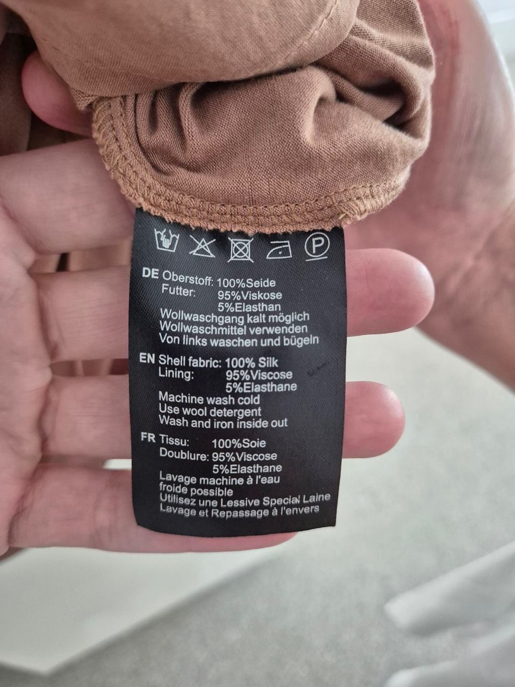 Hallhuber Vestiti: Hallhuber Seidenkleid, Gr. 38 – Nuovo (secondo la descrizione) da Triesen venduto da atos87 2