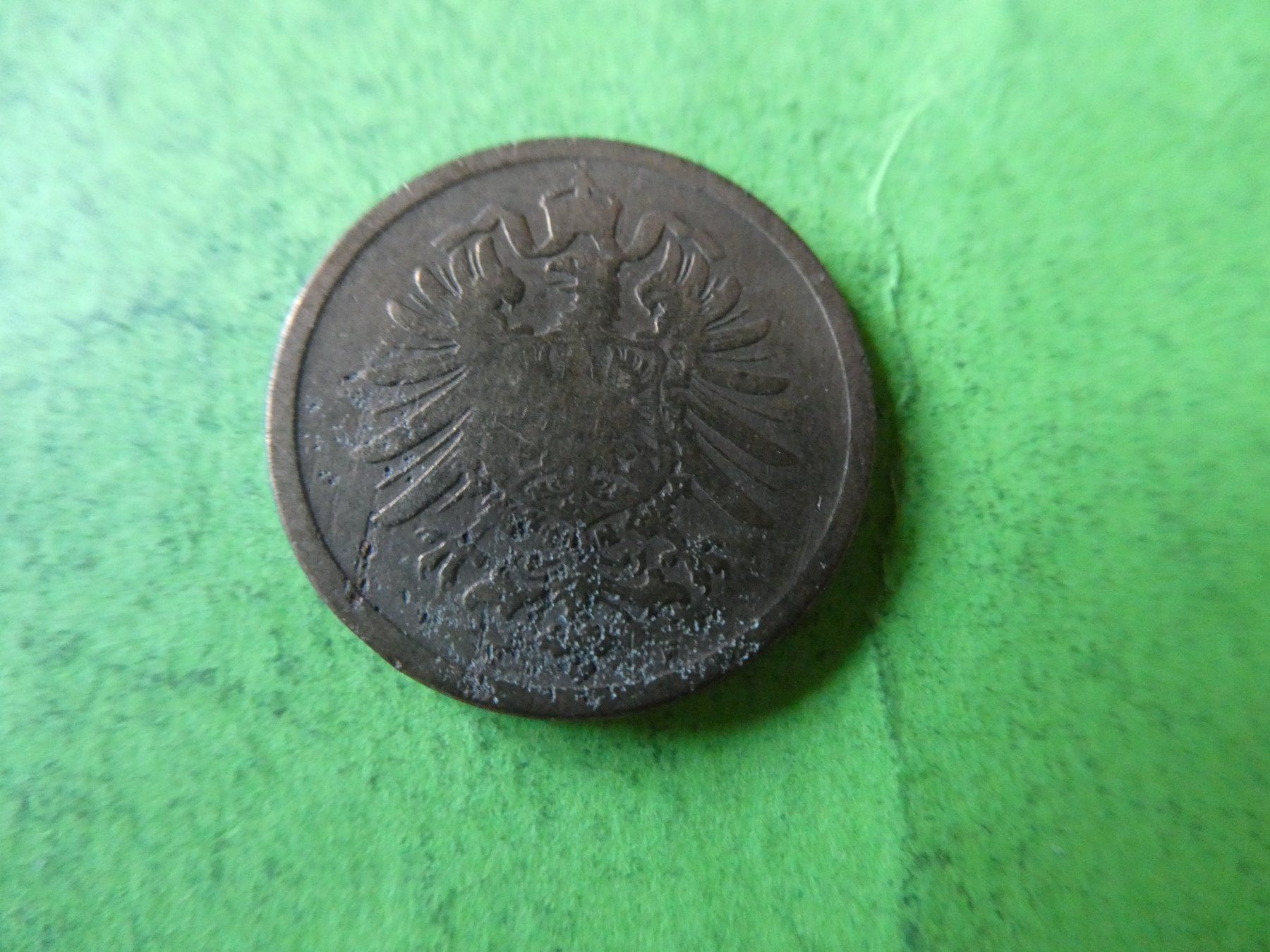 Tutti le monete: Dt. Reich 1874 F, 2 Pfennig – Usato da Hinterforst venduto da Rohusri 1