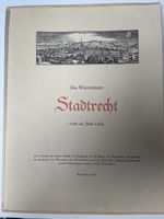 Winterthurer Stadtrecht Urkunde vom 22. Juni 1264