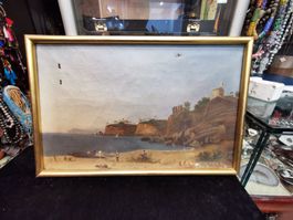 HUILE SUR TOILE SIGNÉE ET DATÉE 1862