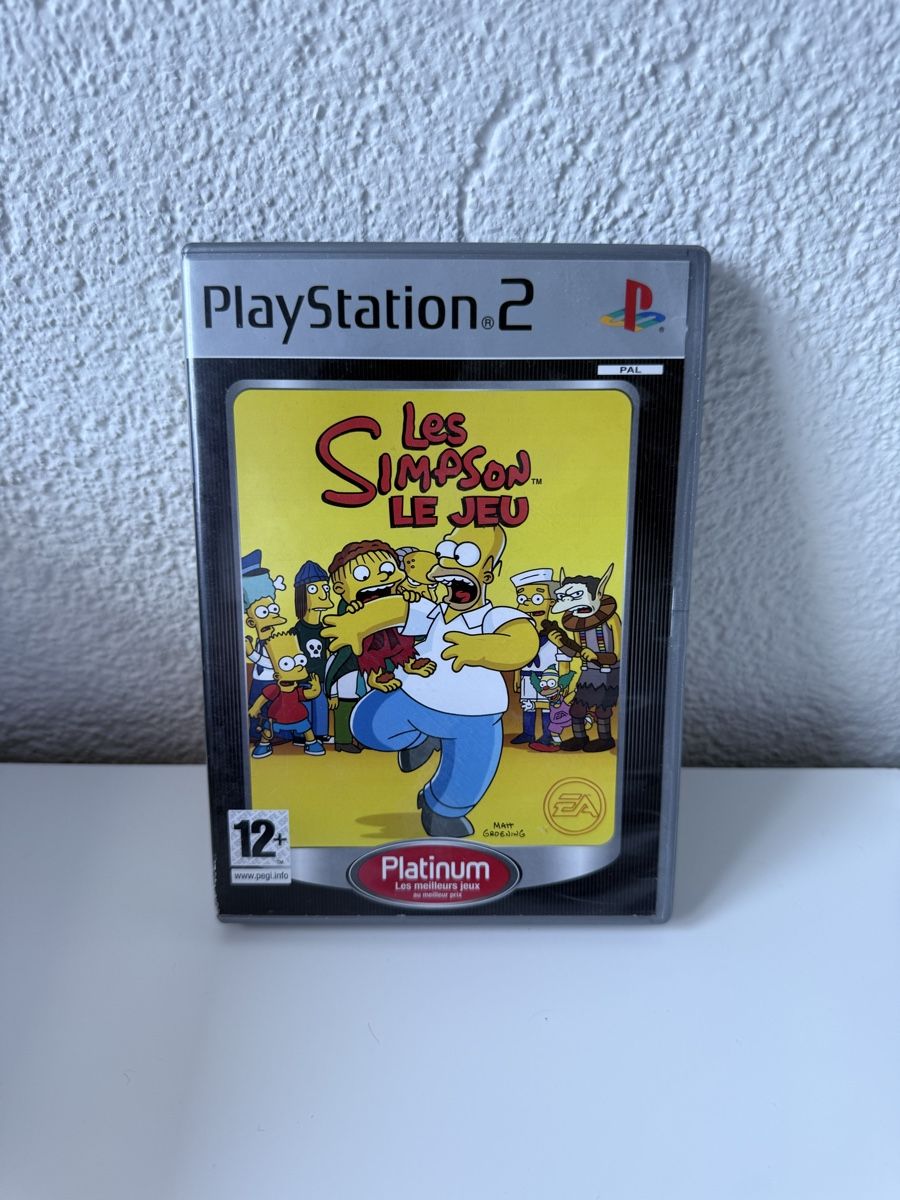 Sony Jeux: Les simpsons ps2 – D'occasion à Plasselb par val_6dkn