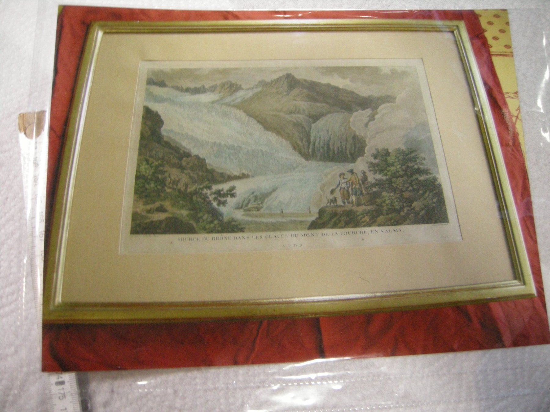 Incisioni: STICH, SOURCE DO RHONE DANS LES GLACES DU MONT DE LA FOURCHE – Usato da Eschenbach SG venduto da eDaisy 7
