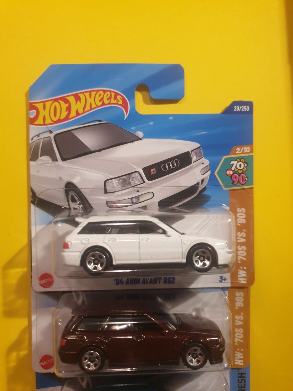 Hot Wheels Modellautos: 3 x Hot Wheels '94 AUDI AVANT RS2 – Neu und originalverpackt aus Oftringen von Rotor 3