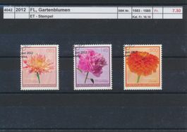 2012 FL, "Gartenblumen", ET - Stempel