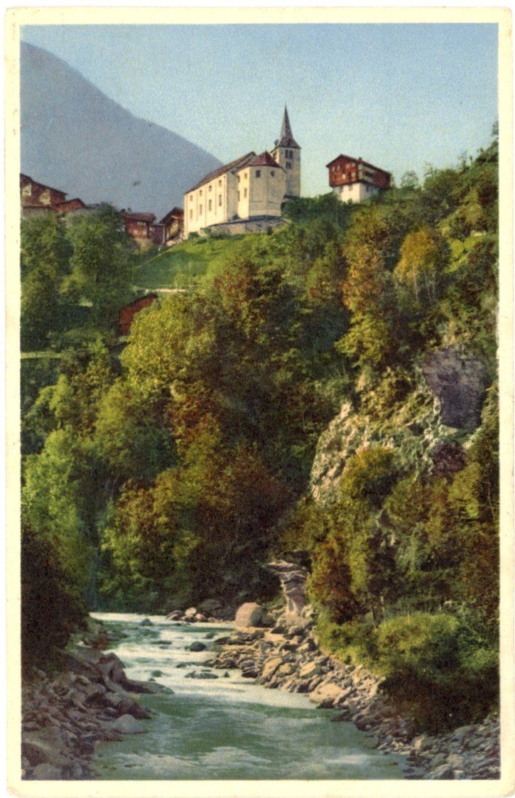 Cartes postales: Stalden  VS  mit Vispa – D'occasion à Brig par Valcards54