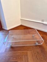 Table basse en plexiglas vintage 70–80