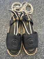 Michael Kors Sandale mit Espadrillesohle & Schnürung Gr 38.5