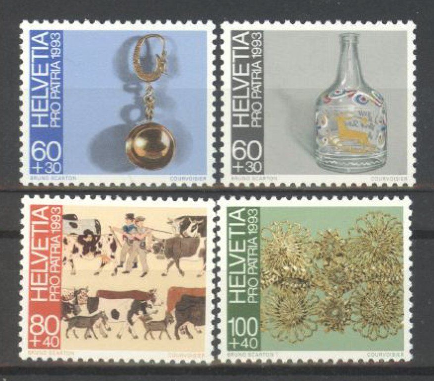 Tutti i francobolli: 1993, Pro Patria ** – Usato da Willisau venduto da Vollstempel