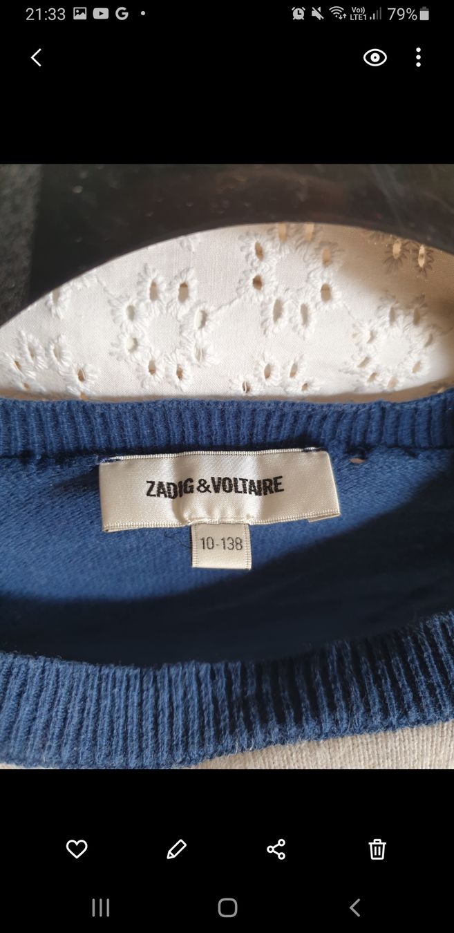 Maglioni & Felpe: Pullover Zadig & Voltaire 138cm – Usato da Zürich venduto da yoarg 1