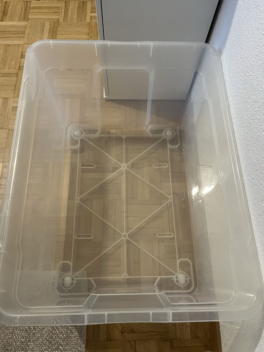 Contenitori & Simili: Allzweckbox / Aufbewahrungsbox mit Rollen & Deckel – Usato da Nidau venduto da Kiwi087 1