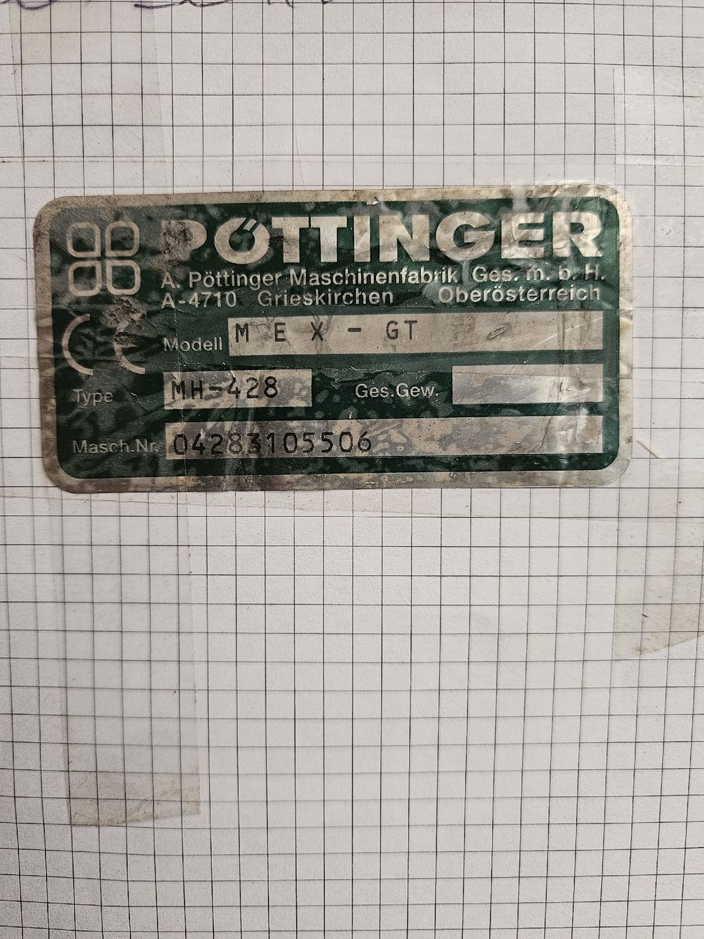 Pöttinger Trinciatrici: Pöttinger Maishäcksler Mex GT – Usato da Subingen venduto da honigbuur 6