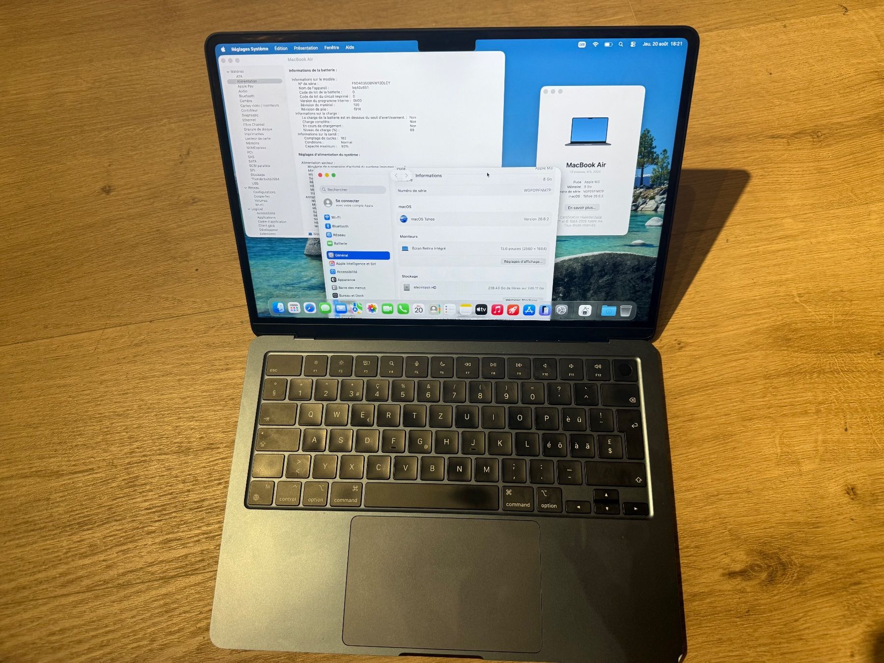 Apple Notebooks: MacBook Air M3 2024 – Gebraucht aus Siebnen von icrservicesolutions