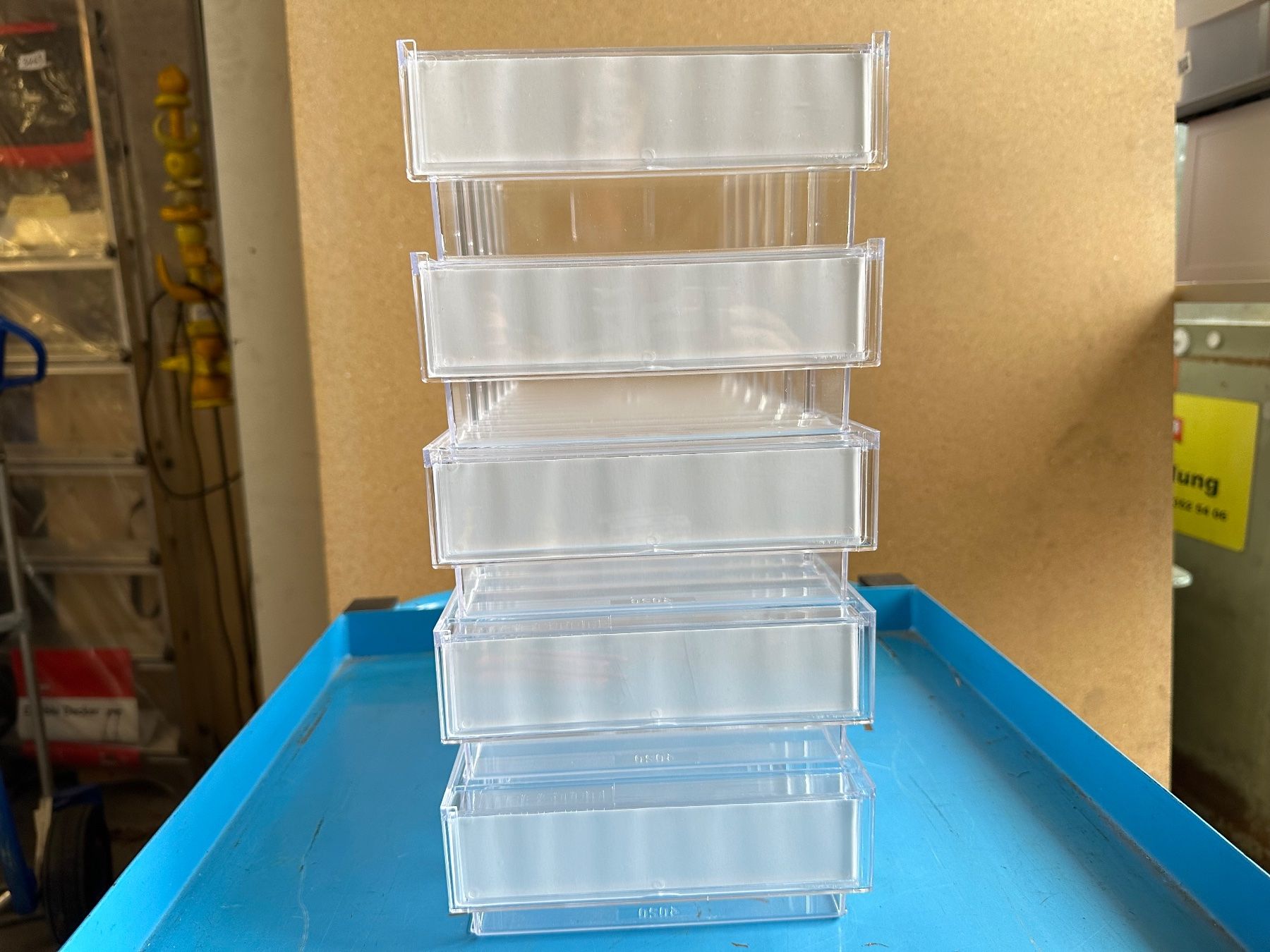 Behälter & Ähnliches: 5 Stk. Sortierboxen bzw.Lagerboxen 18.5 x40 x 8cm – Gebraucht aus Necker von liq24