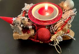 Wichtel- Adventskranz- Unikat (neu)