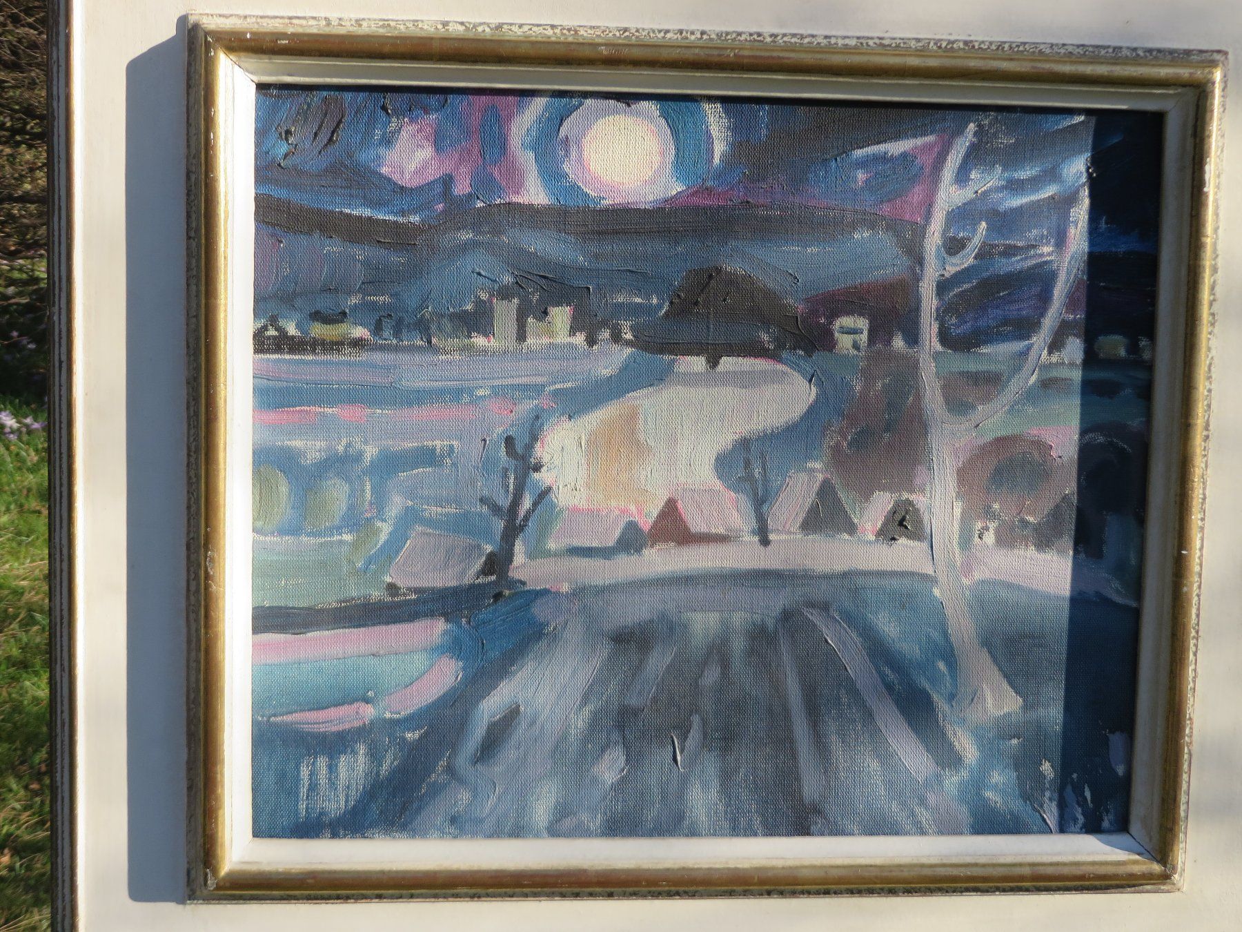 Dipinti: Hermann Hofmann 1920/1997 grosses Oel Bild – Usato da Bad Ragaz venduto da FutureZ 1