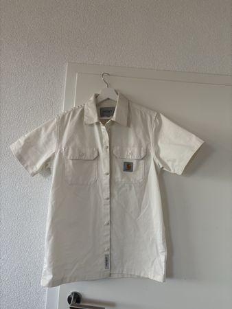 Carhartt WIP Kurzarm Hemd beige Grösse S neuwertig