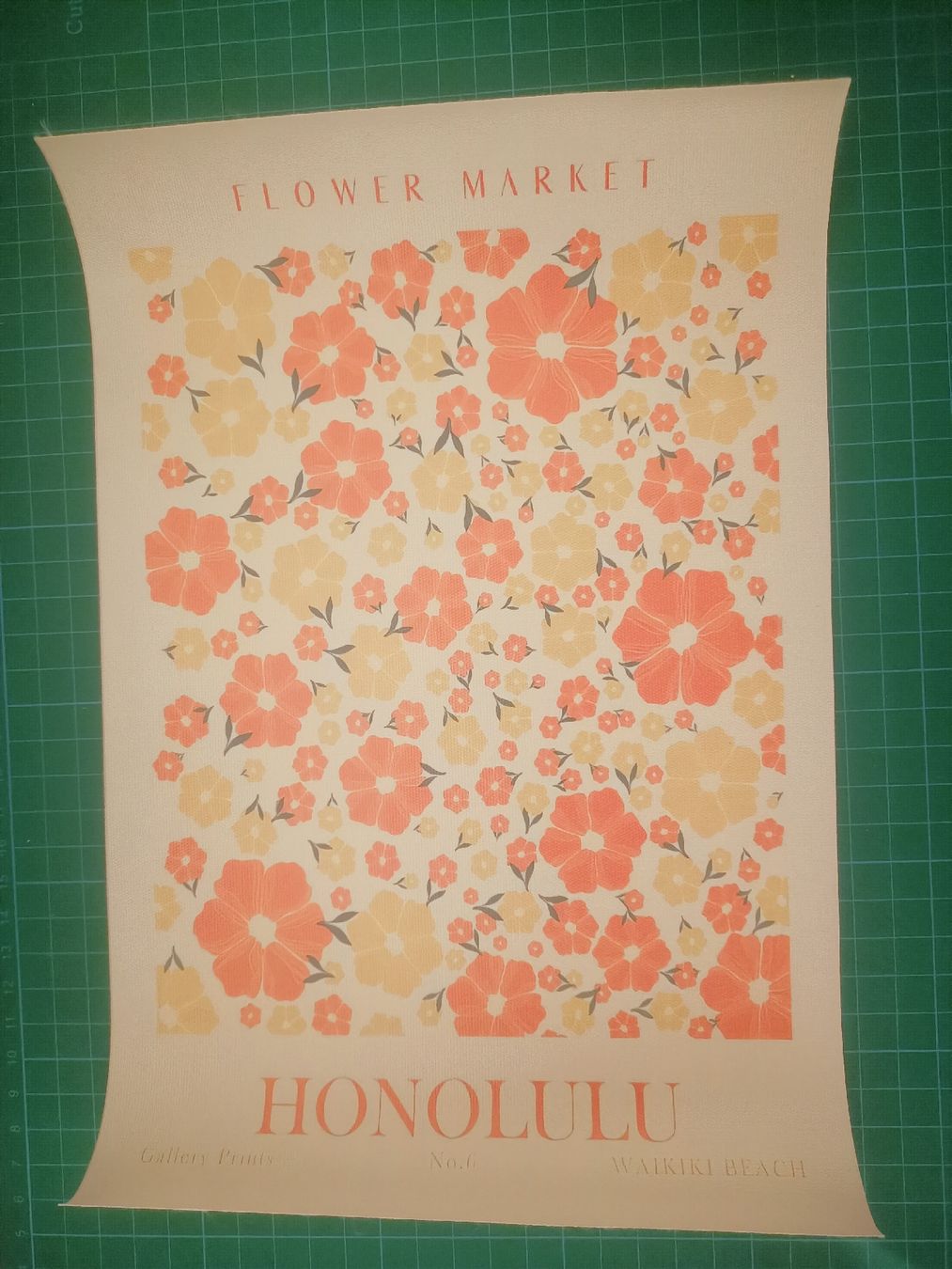 Foto & Immagini: Affiche Honolulu - Marché aux fleurs - Déco estivale! – Nuovo (secondo la descrizione) da Lausanne venduto da hel_t5v7