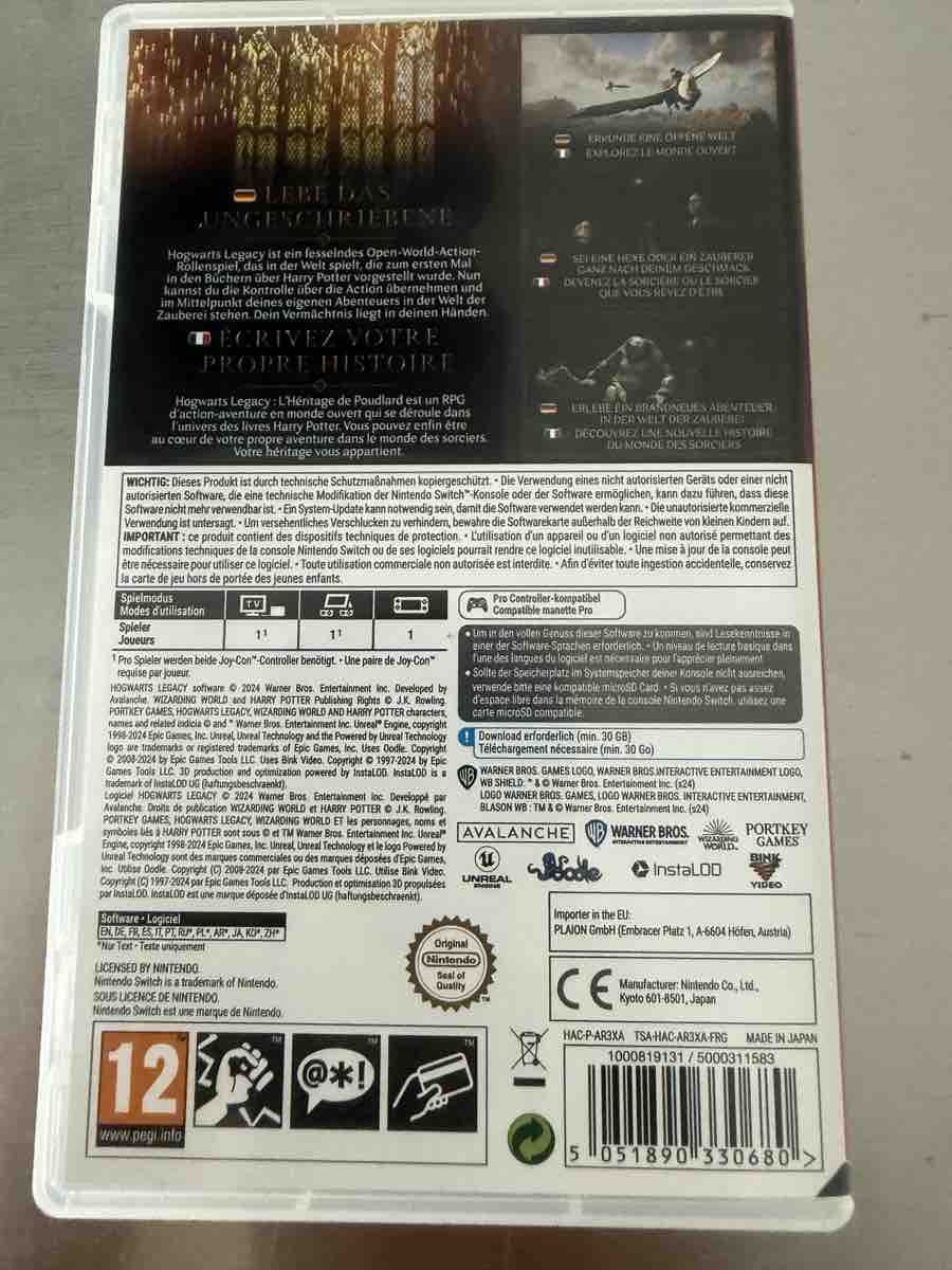Giochi: Hogwarts Legacy Nintendo Switch – Usato da Winterthur venduto da Ricardomx 1