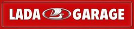 Blechschild - LADA GARAGE - 46 x 10 cm