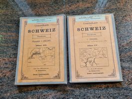 Alte Generalkarte der Schweiz, 1:250.000, Blatt III+IV