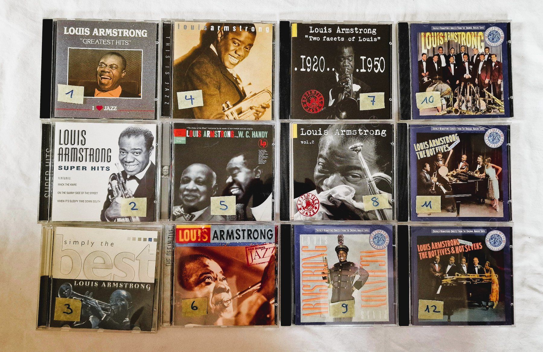 CD: Louis Amstrong 12 CD Sammlung, auch einzeln möglich – Usato da Uitikon Waldegg venduto da Smeragol