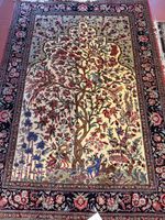 Wunderschöne  Seiden-Orientteppich 155x107cm, , orig. ...