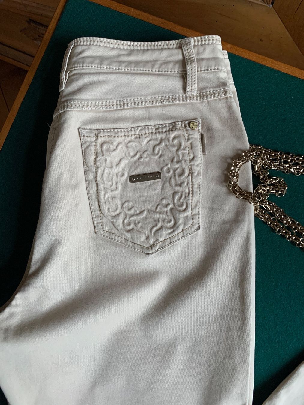 Pantaloni: ZAFFIRI Hose  Modell "LUCILLA"  Größe: 38 DE – Usato da Interlaken venduto da Bona55 3
