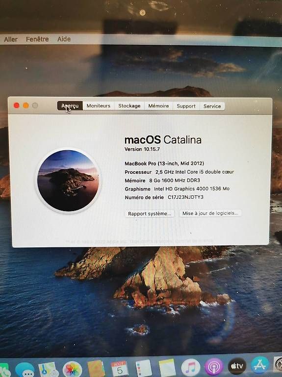 Notebook: Macbook Pro 13 pouces SSD 256Go 8Go RAM + Office – Usato da Lausanne venduto da Dukco 1