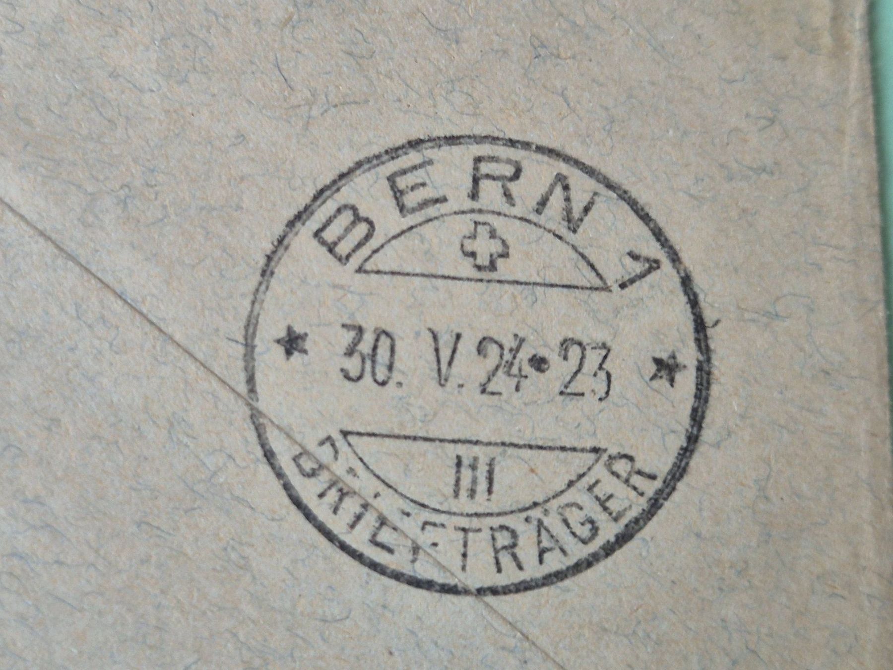 Tutti i francobolli: eingeschriebener Flugpostbrief Lausanne-Bern 29.V.1924 – Usato da Seewen SZ venduto da SuperpumaDisplayTeam 8