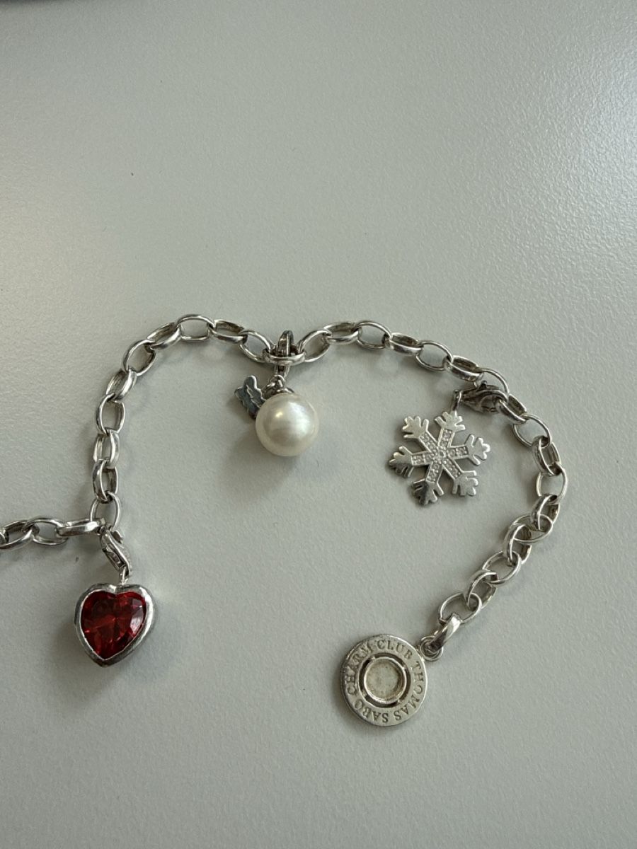 Thomas Sabo Bracciali & Braccialetti: Thomas Sabo Armband Silber mit Charms – Usato da Bassersdorf venduto da padriga68 2