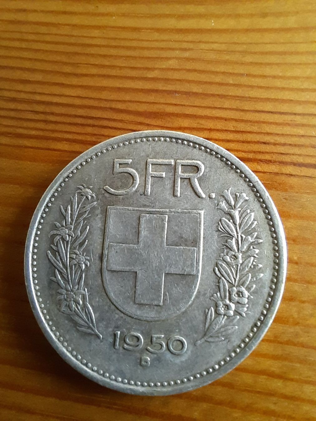 Tutti le monete: 5 Franken 1950 Guter Zustand – Usato da Schönengrund venduto da 270468