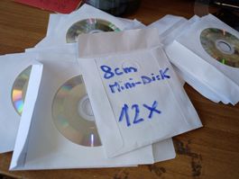 20stk minidisk mit hülle 8cm neu