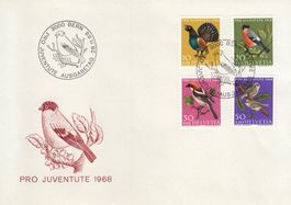 1968 Pro Juventute 2 FDC