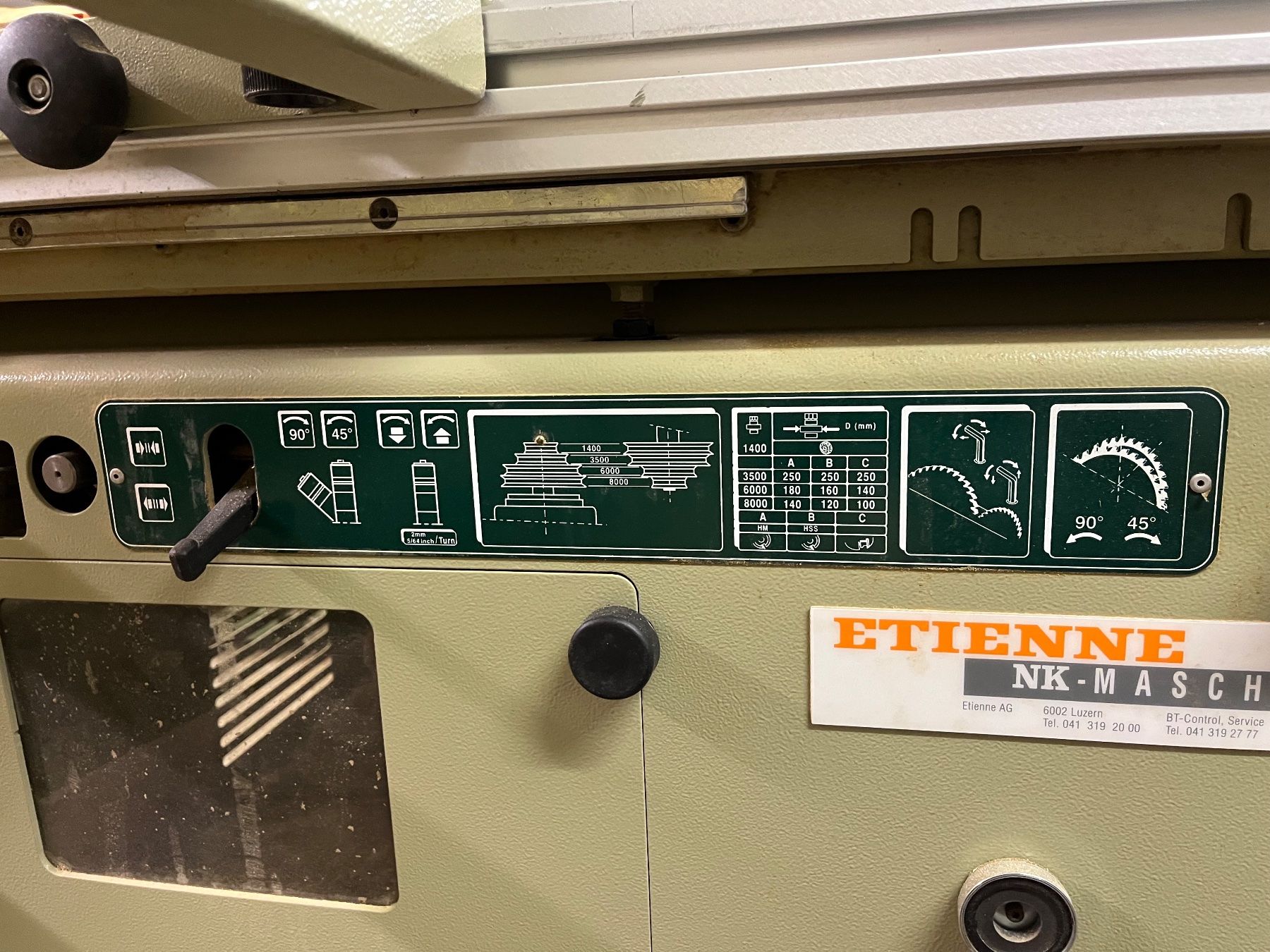 Sägen: Formatkreissäge Etienne Mini Max ST3 Kombimaschine – Gebraucht aus Unterkulm von snoeberli 5