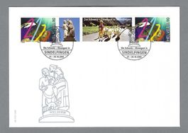 2000, ILLUSTR. FDC SINDELFINGEN AUS MILLENNIUM BOGEN, SBK 90