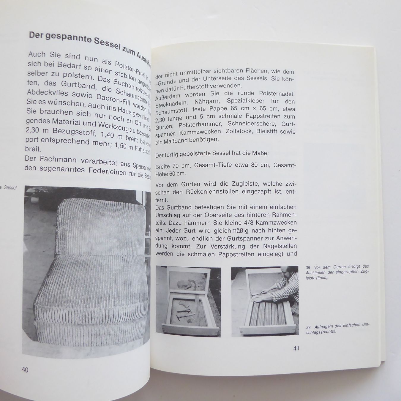 Bücher: Polstern und Aufmöbeln leicht gemacht – Gebraucht aus Basel von Kunterbunt12 5