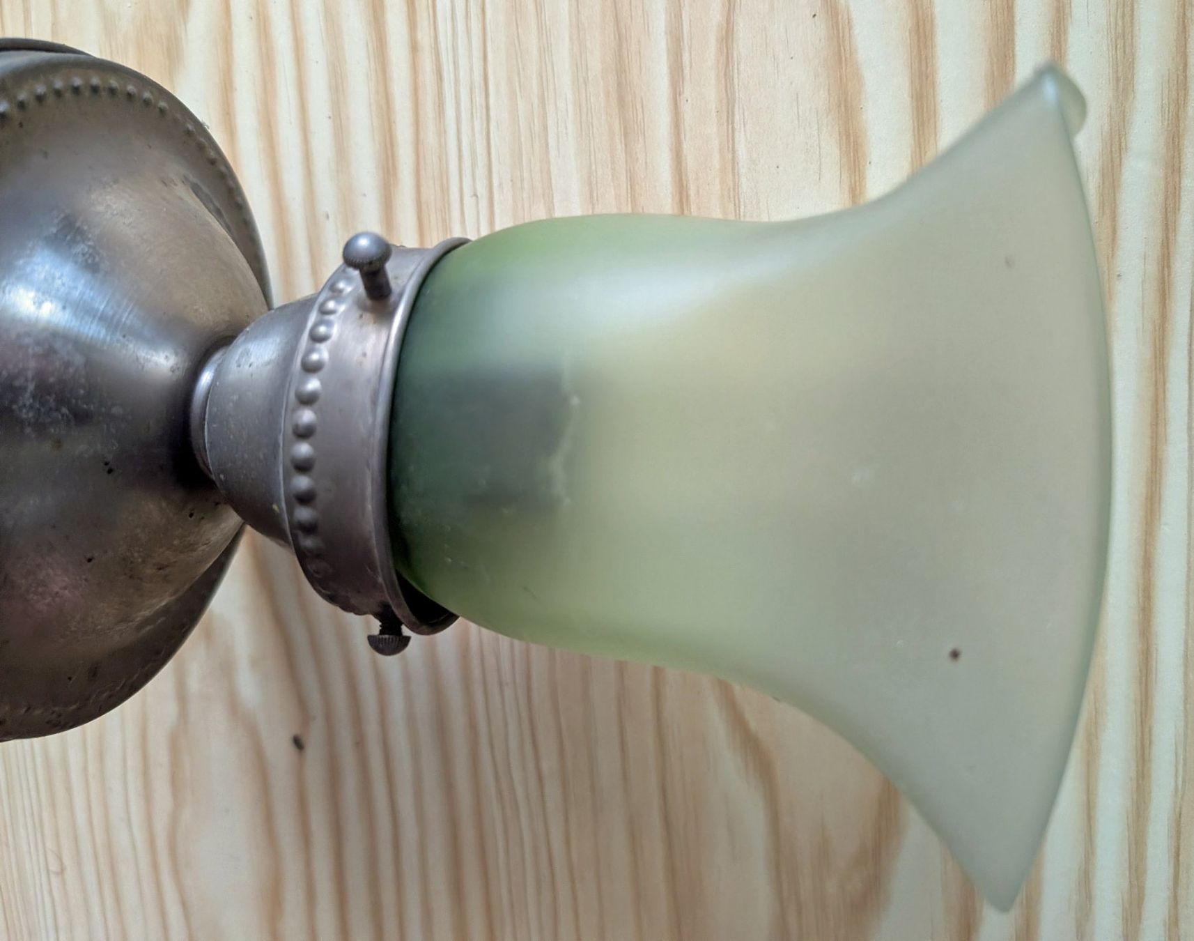 Lampade: Lampe aus Glas, evtl Jugenstil – Usato da Aeugst am Albis venduto da Andyw 1