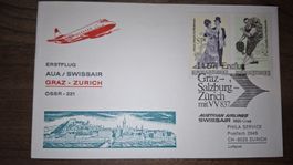 Swissair Graz - Zürich 01.04.1971