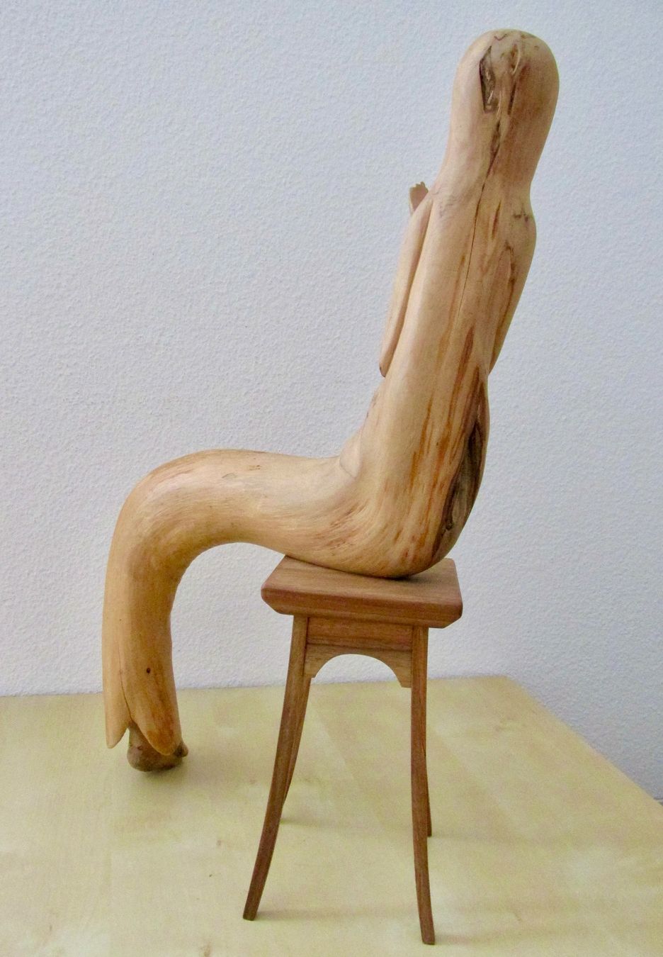 Statuette: handgeschnitzte Figur aus Holz – Usato da Winterthur venduto da mat_q5d5 7