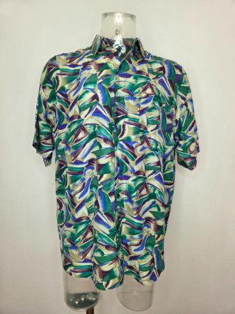 Vintage Hemd Campagna Italia Gr. M 100% Seide